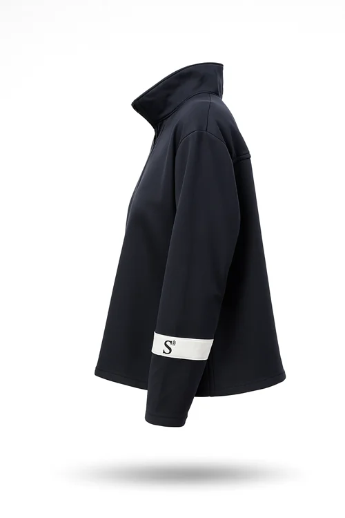 بلوز نیم‌زیپ یقه ایستاده